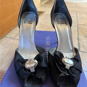 Stuart Weitzman Formal Black Heels | Size 9